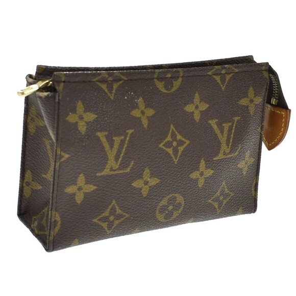 LOUIS VUITTON Poche Toilette 15 Clutch Pouch Bag Monogram Leather M47546 69KB097 - Picture 3 of 15